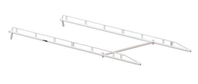 Holman The Pro Rack Side Channel Kit - Long Bed, Crew Cab/9-ft Body, Extended Cab/11-ft Body, Regular Cab, White