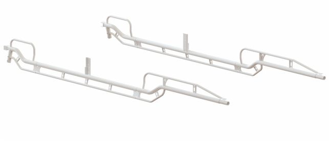Holman The Pro Rack Side Channel Kit - Forklift Loadable, 9-ft Body, Single Cab, White
