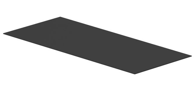 Holman 32" x 14" Rubber Shelf Liners (Pack of 12) - 48032