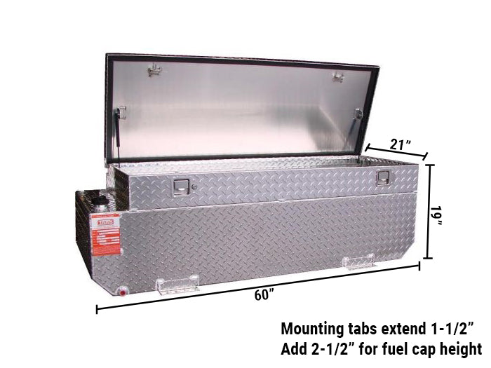 ATI 62 Gallon Auxiliary Tank/Toolbox Combo