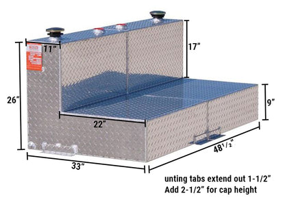 ATI 95 Gallon Split Transfer Tank