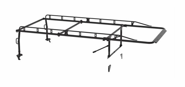 Holman The Pro Rack Full Kit for Service Bodies - Body Type: Regular Cab | Bed Length: 8-ft | Style: Standard | Color: Black