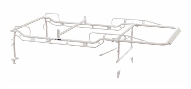 Holman The Pro Rack Full Kit for Service Bodies - Body Type: Regular Cab | Bed Length: 8-ft | Style: Forklift Loadable | Color: White