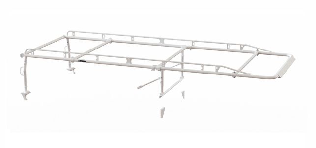 Holman The Pro Rack Full Kit for Service Bodies - Body Type: Crew Cab | Bed Length: 8-ft | Style: Standard | Color: White