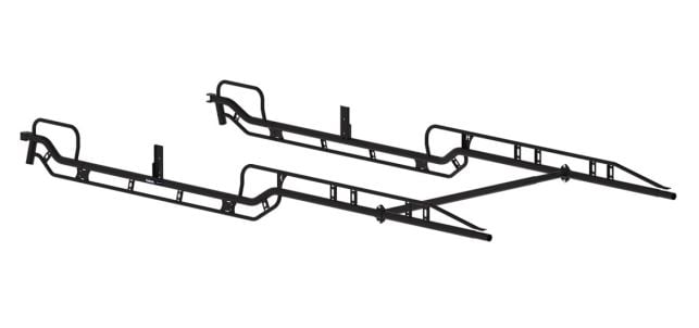 Holman The Pro Rack Side Channels - Forklift Loadable - Long Bed, Crew Cab - 12204