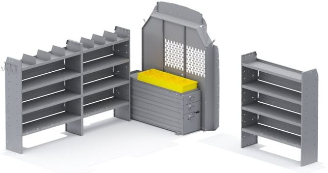 Holman Heavy Duty Drawers Van Package - Ford Transit High Roof 148-in WB - 52TRH