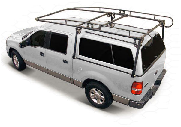 TrailFX Ladder Rack 1500 Lb Cap Multi-Fit Black Steel - FCLR002B