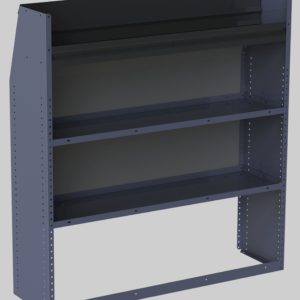 Masterack Tapered Steel Shelf Module - 43" W x 46" H x 12" D - 027546KP