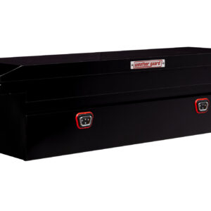Weather Guard Crossover Tool Box - Full Size Trucks - Low Profile [4th Gen] - Steel, Gloss Black