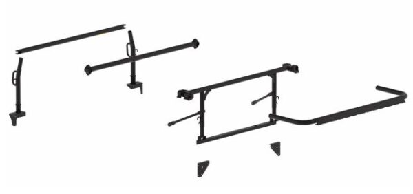Holman The Pro Rack Leg & Crossbar Kit - Service Bodies, Black