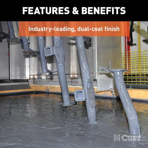 CURT Class 3 Hitch, 2", Select Dodge, Freightliner, Mercedes-Benz Sprinter 2500, 3500 - 13275 - Image 4