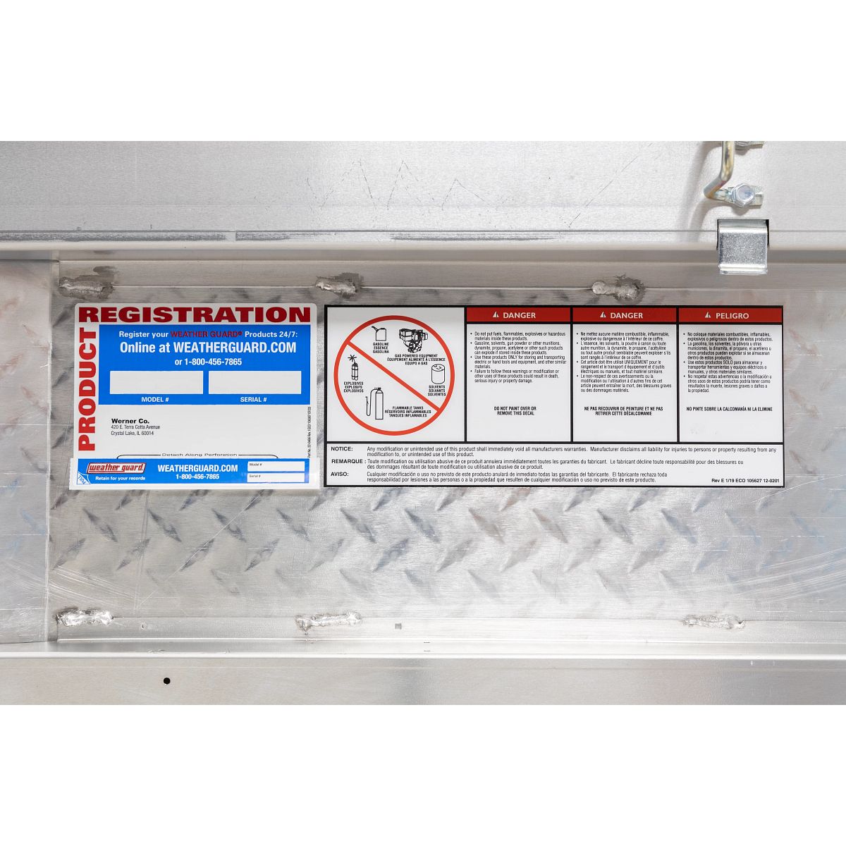 Weather Guard Crossover Tool Box - Mid Size Trucks - Deep Weather Guard Crossover Tool Box - Mid Size Trucks - Deep