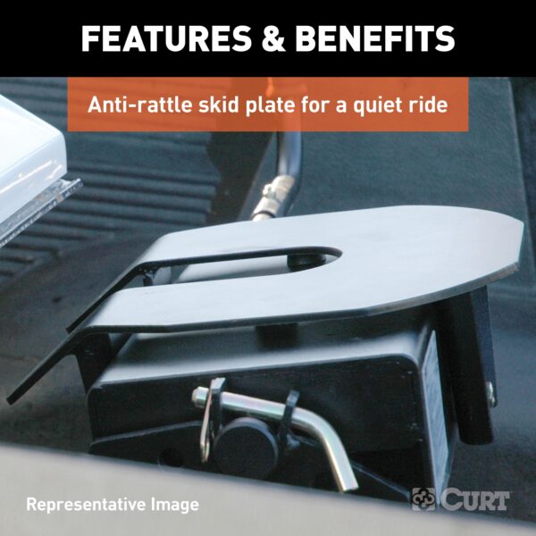 CURT E16 5th Wheel Hitch, Select Ford F-250, F-350, F-450, 8' Bed Puck System - 16031 - Image 5