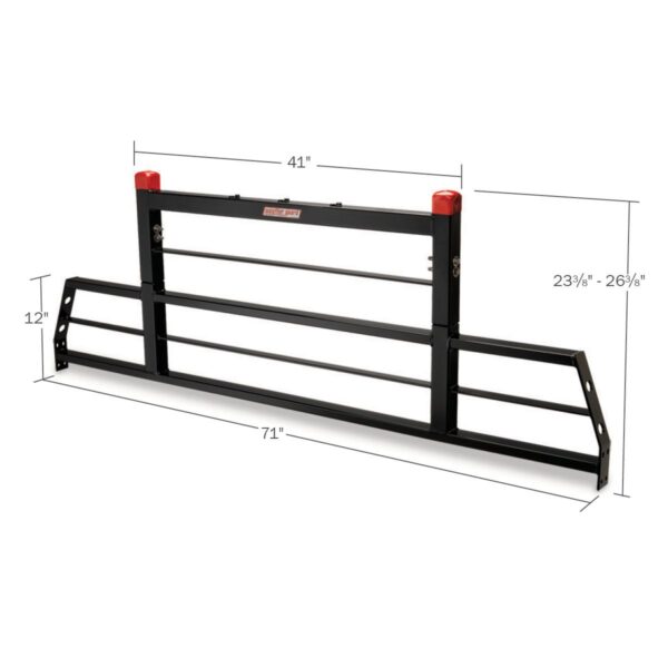 Weather Guard Protect-A-Rail® Heavy Duty Steel Headache Rack for Full Size Trucks - Image 2