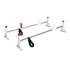 Crossbar Ladder Rack - 2 Bar – Steel – Chevy/GMC Express/Savana & Ford E-Series
