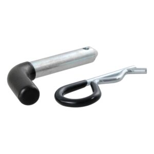 CURT 1/2" Hitch Pin (1-1/4" Receiver, Zinc with Rubber Grip) - 21410