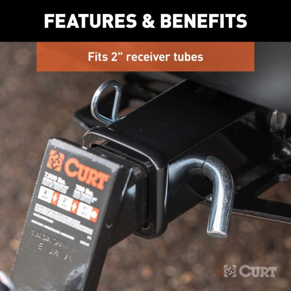 CURT 5/8" Hitch Pin (2" Receiver, Zinc) - 21500 - Image 4