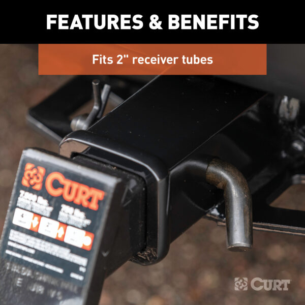 CURT 5/8" Hitch Pin (2" Receiver, Black) - 21578 - Image 4