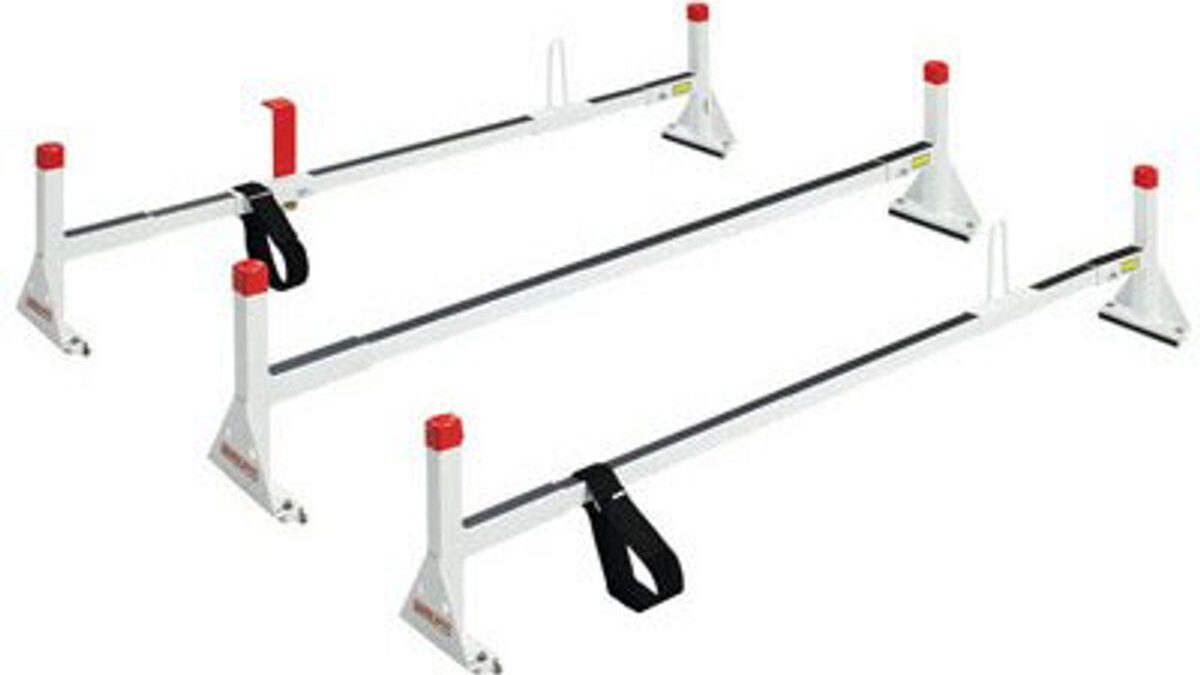Crossbar Ladder Rack – 3 Bar – Steel: The Tough Budget Option