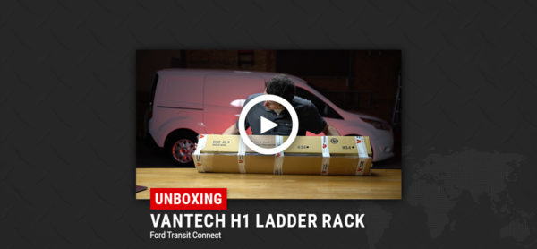 Unboxing Vantech H1 Ladder Rack for Ford Transit Connect