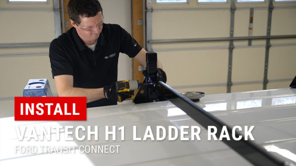Installing Vantech H1 Ladder Rack on Ford Transit Connect
