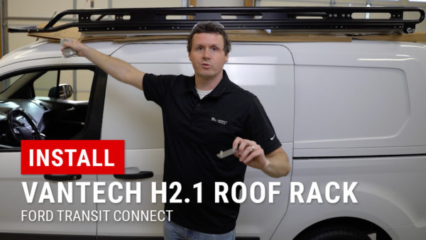 Installing Vantech H2.1 Roof Rack on Transit Connect