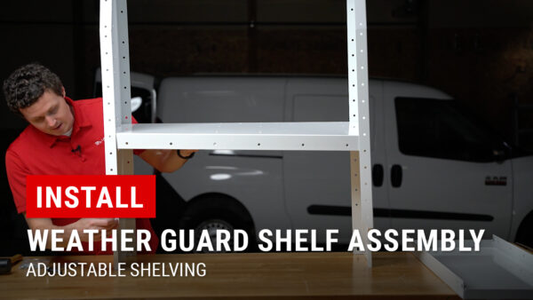 Assembling a Weather Guard Adjustable Shelf Unit