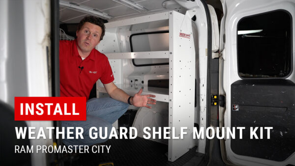 Installing a Weather Guard Shelf in RAM ProMaster City