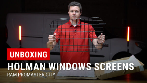 Unboxing Holman Rear Window Screens for RAM ProMaster City