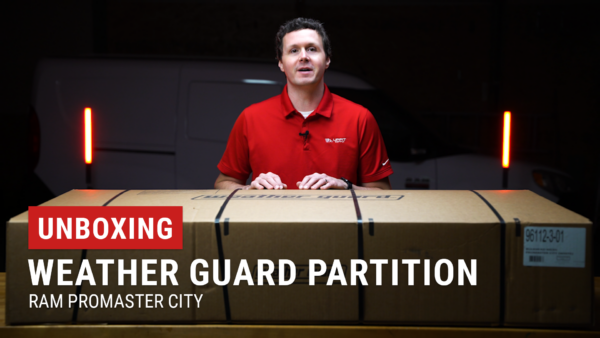 Unboxing Weather Guard Partition for ProMaster City