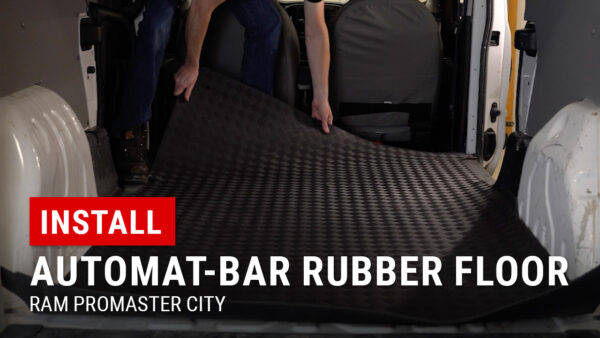 Installing Automat-Bar Rubber Floor in RAM ProMaster City