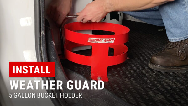 Installing Weather Guard 5 Gallon Bucket Holder