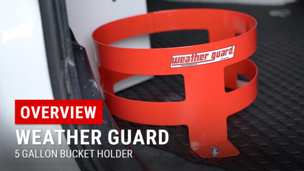 Weather Guard Bucket Holder Overview