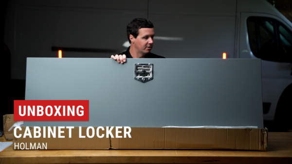 Unboxing Holman Cabinet Locker for Cargo Vans