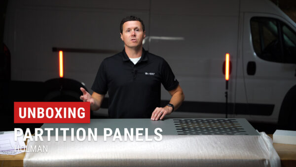 Unboxing Holman Partition Center Panels for ProMaster, Sprinter & Nissan NV