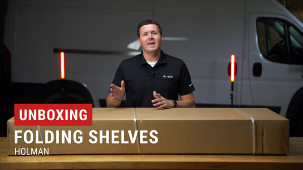 Unboxing Holman Folding Shelving Kit for Cargo Vans