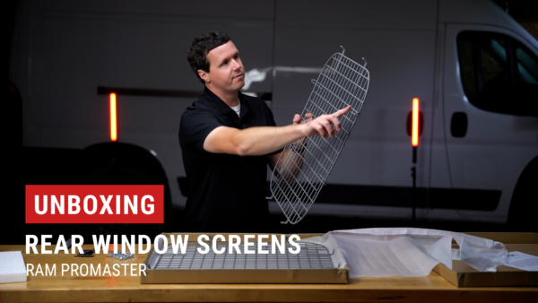 Unboxing Holman Rear Window Screens for RAM ProMaster