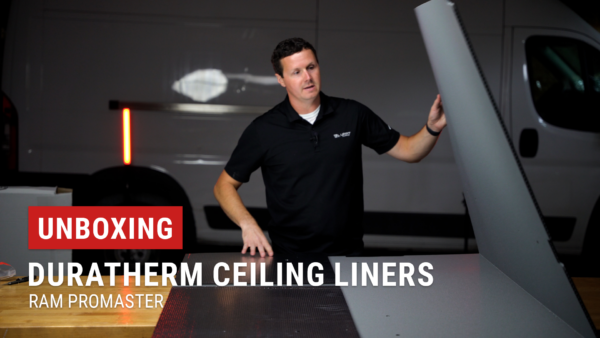Unboxing DuraTherm Ceiling Liners for RAM ProMaster