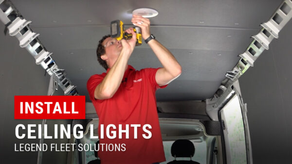 Installing Legend Ceiling Lights in our RAM ProMaster