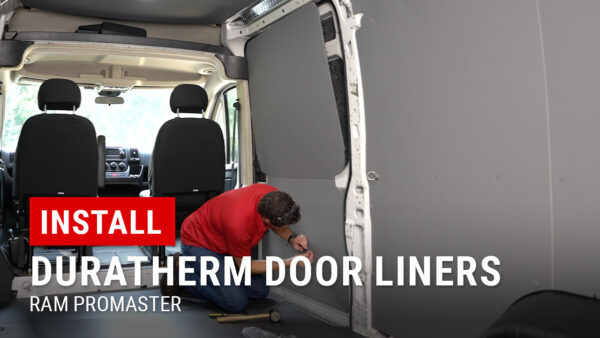 Installing DuraTherm Door Liners in our RAM ProMaster