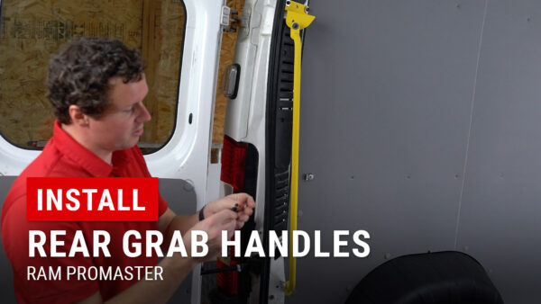 Installing Legend Rear Grab Handles in our RAM ProMaster