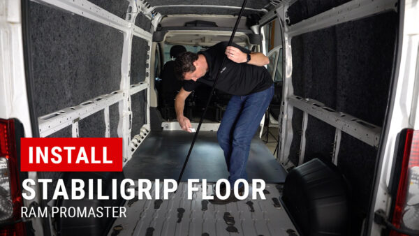 Installing StabiliGrip Floor in our RAM ProMaster