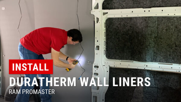 Installing DuraTherm Wall Liners in our RAM ProMaster
