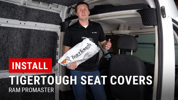 Installing TigerTough Seat Covers in our RAM ProMaster