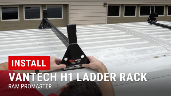 Installing Vantech H1 Ladder Rack on RAM ProMaster