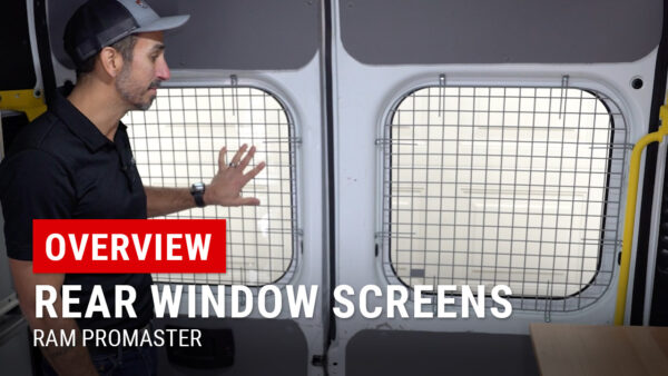 Holman Rear Window Screens for RAM ProMaster Overview