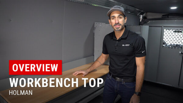 Holman Workbench Top for Cargo Vans Overview
