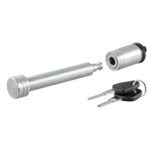 CURT 5/8" Hitch Lock (2" or 2-1/2" Receiver, Barbell, Stainless) - 23519