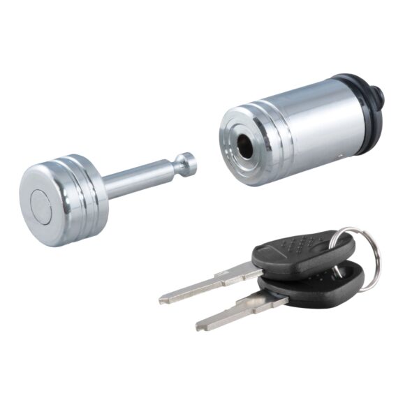 CURT Coupler Lock (1/4" Pin, 7/8" Latch Span, Barbell, Chrome) - 23520