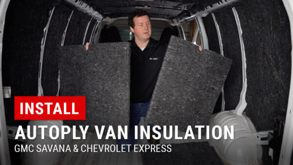 Installing AutoPly Insulation in GMC Savana
